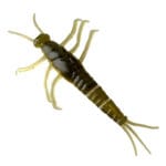 Năluca soft Savage Gear 3D PVC Mayfly 5cm, culoare Green