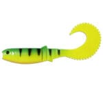Năluca soft Savage Gear LB Cannibal Curltail 12.5cm/10g, culoare Firetiger