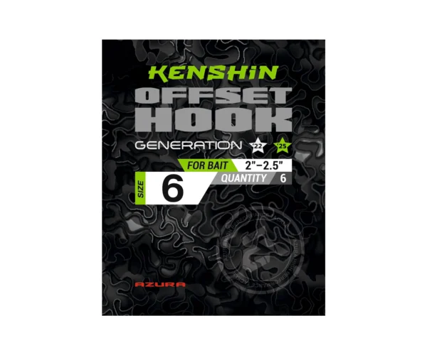 Cârlig Azura Kenshin Offset Hook #6 Gen 2 - imagine 2