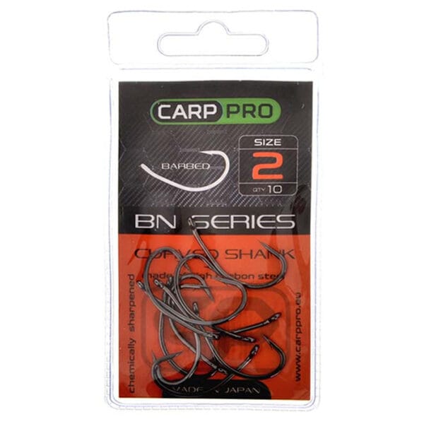 Cârlig Carp Pro Black Nickel Curved Shank №2 - imagine 2