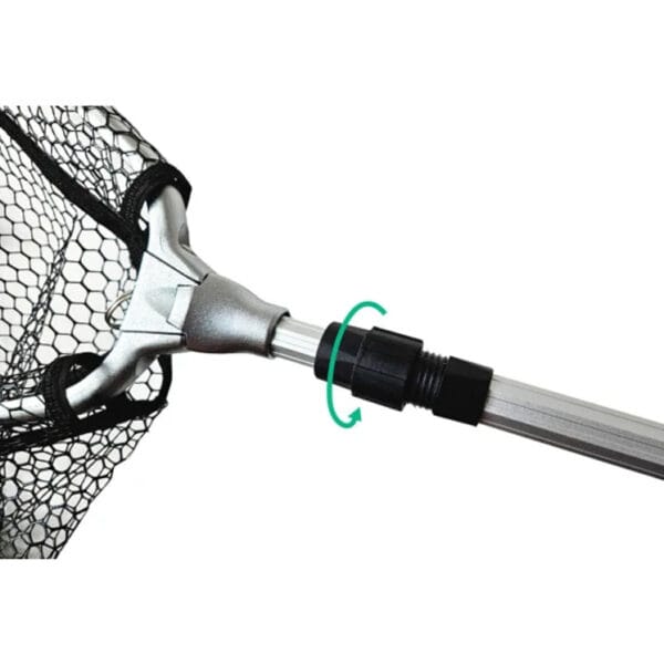 Minciog Aluminiu Zfish Landing Net Nfx Rubber Mesh, 170cm - imagine 3