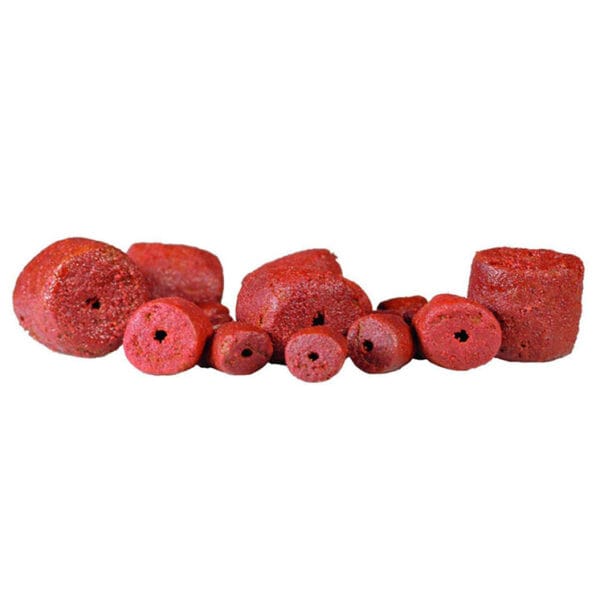 Pelete Bloody Halibut Pre-drilled Carp Zoom Capsuni 150g - imagine 2