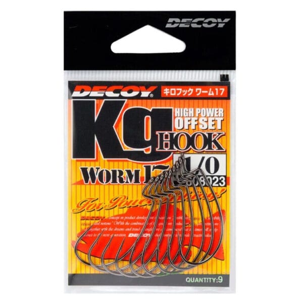 Cârlig Decoy Worm 17 Kg High Power Offset Hook №3 - imagine 2