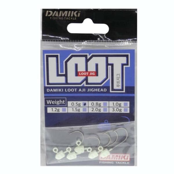 Jig Damiki Loot Jig Glow #8/ 0.8gr / 5buc - imagine 2
