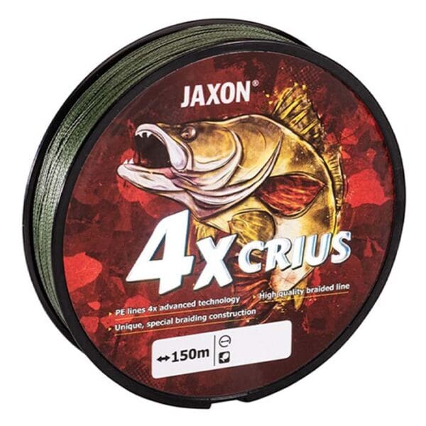 Fir Jaxon Crius PE 4X Dark Green 0,08mm / 150m - imagine 2