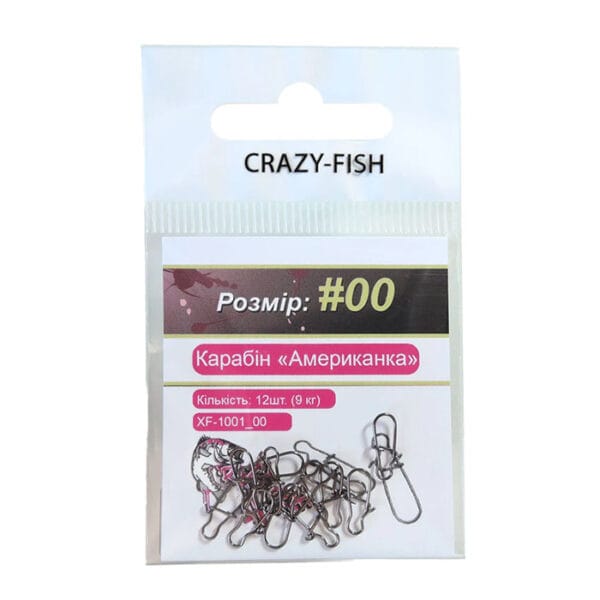 Agrafa Crazy Fish American #00 - imagine 2