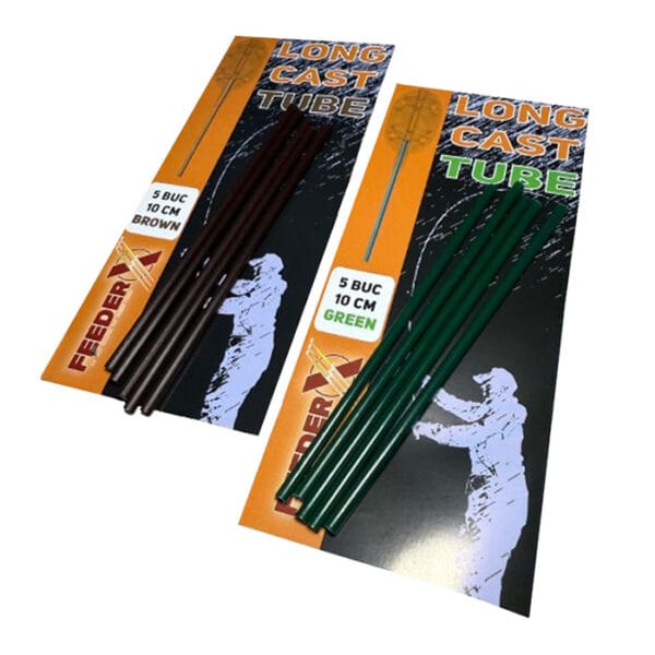 FeederX Long Cast Tube Brown - imagine 2