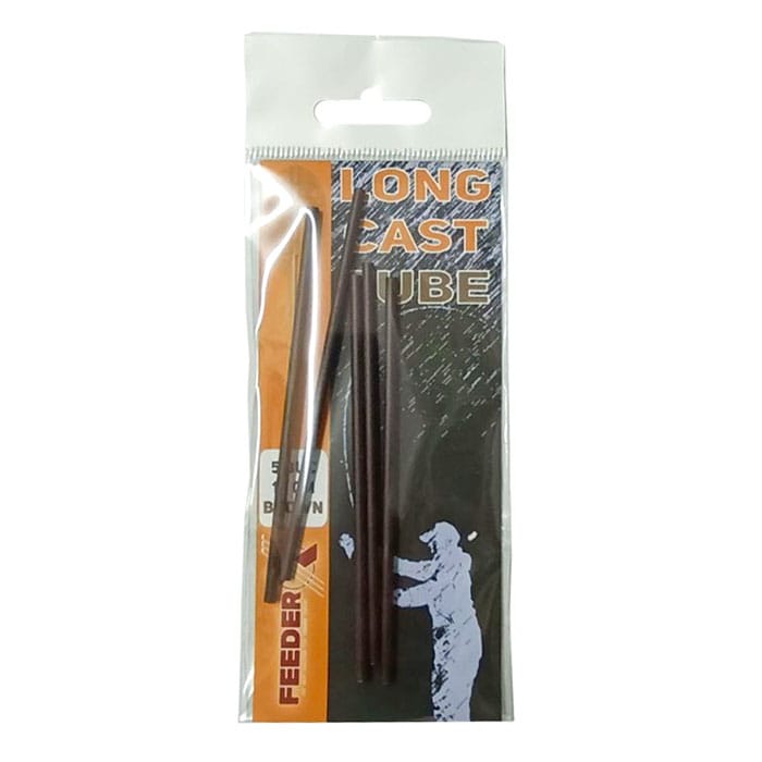 FeederX Long Cast Tube Brown FeederX Long Cast Tube Brown - imagine 1