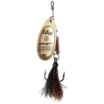 Linguriţa rotativa DAM Effzett Standard Dressed NR.2/4g Gold