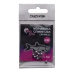 Mormyshka (mormasca) Crazy Fish plumb 0.30g - imagine 2
