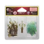 Năluca soft Crazy Fish Nimble 30mm culoare 3D/40D Сalmar Sinking - imagine 2