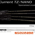 Lanseta spinning YAMAGA BLUE CURRENT 73ALL RANGE TZ-NANO PROFESSOR 2.22m 0.5-12g Fuji Titanium Torzite