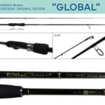 LANSETA AMAGA BLUE CURRENT 77TZ NANO GLOBAL STREAM SPECIAL 2.31m 1.5-13gr Fuji Titanium Torzite