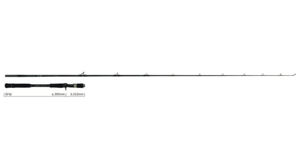 LANSETA YAMAGA BALLISTICK 76M-XH/B BAITCAST 2.296 20-180gr Fuji Sic K Titanium - imagine 2