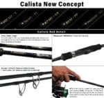 LANSETA YAMAGA CALISTA 82ML/AR ALL ROUNDER 2.496m 22gr Fuji Titanium Torzite - imagine 3