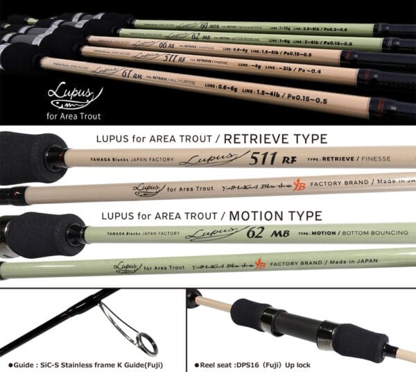 LANSETA YAMAGA BLANKS LUPUS AREA 66RS RETRIEVE 1.99m 0.8-6gr - imagine 2