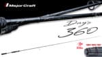 LANSETA MAJOR CRAFT DAY S 360 D360S-610L FAST 1.86m 1/16-1/4oz 1.7-7gr