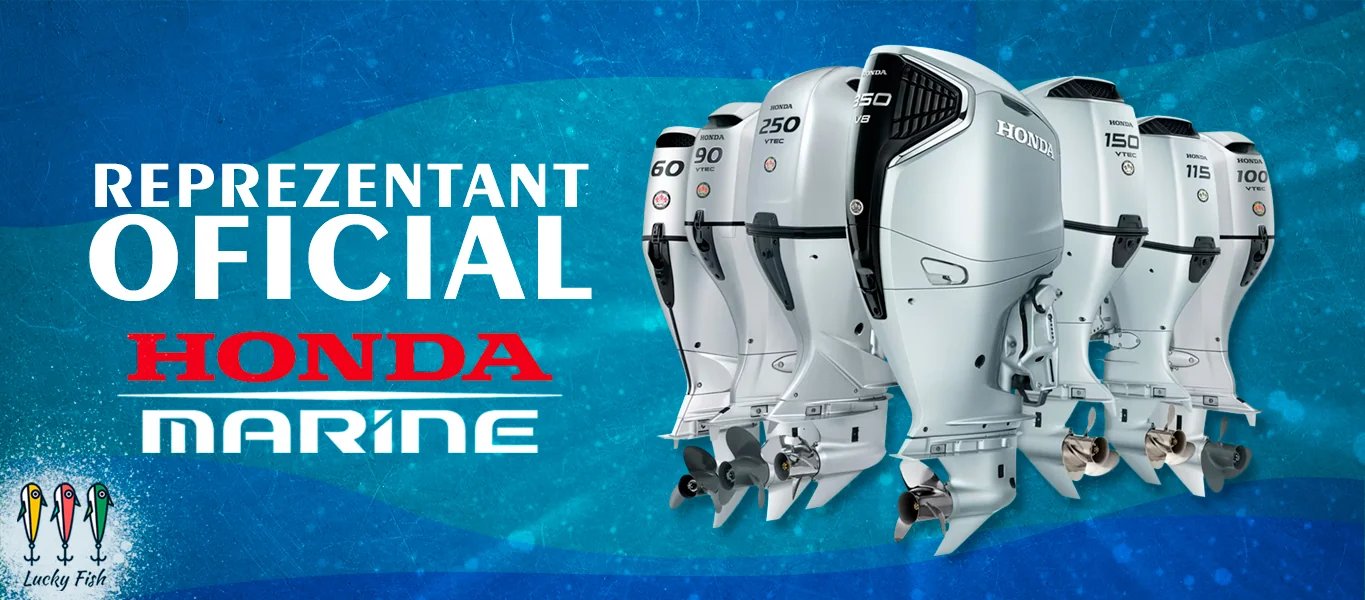 Reprezentant oficial Honda Marine România – motoare pentru bărci Lucky Fish