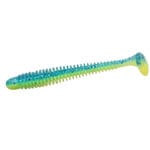 Năluca soft Crazy Fish Vibro Worm 85mm culoare 40d Squid