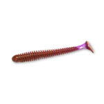 Năluca soft Crazy Fish Vibro Worm 100mm culoare 12 Squid