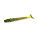 Năluca soft Crazy Fish Vibro Worm 100mm culoare 1 Squid