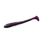 Năluca soft Crazy Fish Vibro Worm 100mm culoare 98 Squid