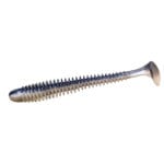 Năluca soft Crazy Fish Vibro Worm 100mm culoare 17d Squid