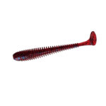 Năluca soft Crazy Fish Vibro Worm 100mm culoare 73 Squid