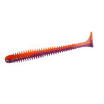 Năluca soft Crazy Fish Vibro Worm 100mm culoare 98d Squid