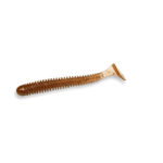 Năluca soft Crazy Fish Vibro Worm 50mm culoare 8 Garlic
