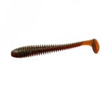 Năluca soft Crazy Fish Vibro Worm 100mm culoare 10 Squid