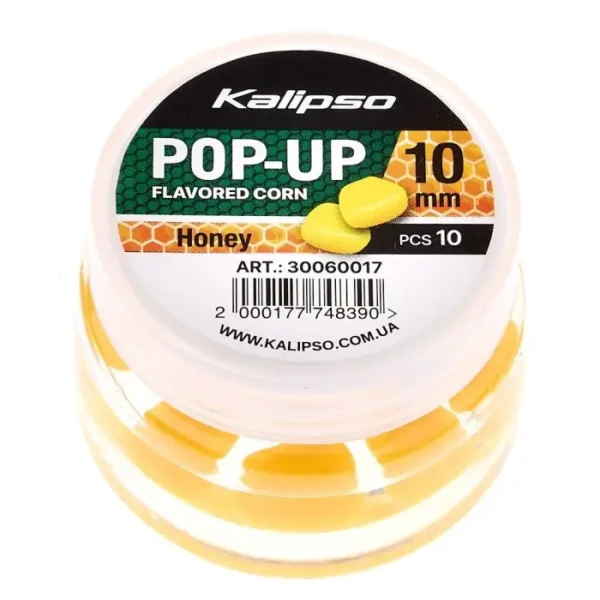 Porumb Artificial Dipuit Kalipso Pop-Up 10mm/10buc Honey - imagine 2