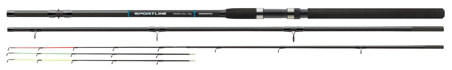7c0bf2e5f96defd95fce519094556a4a.jpg Lanseta feeder CORMORAN 3+3BUC SPORTLINE FEEDER 3,60M/40-120G - imagine 1