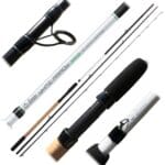 Lanseta feeder SENSAS 3+3BUC WHITE ARROW FEEDER 3,60/40-120G