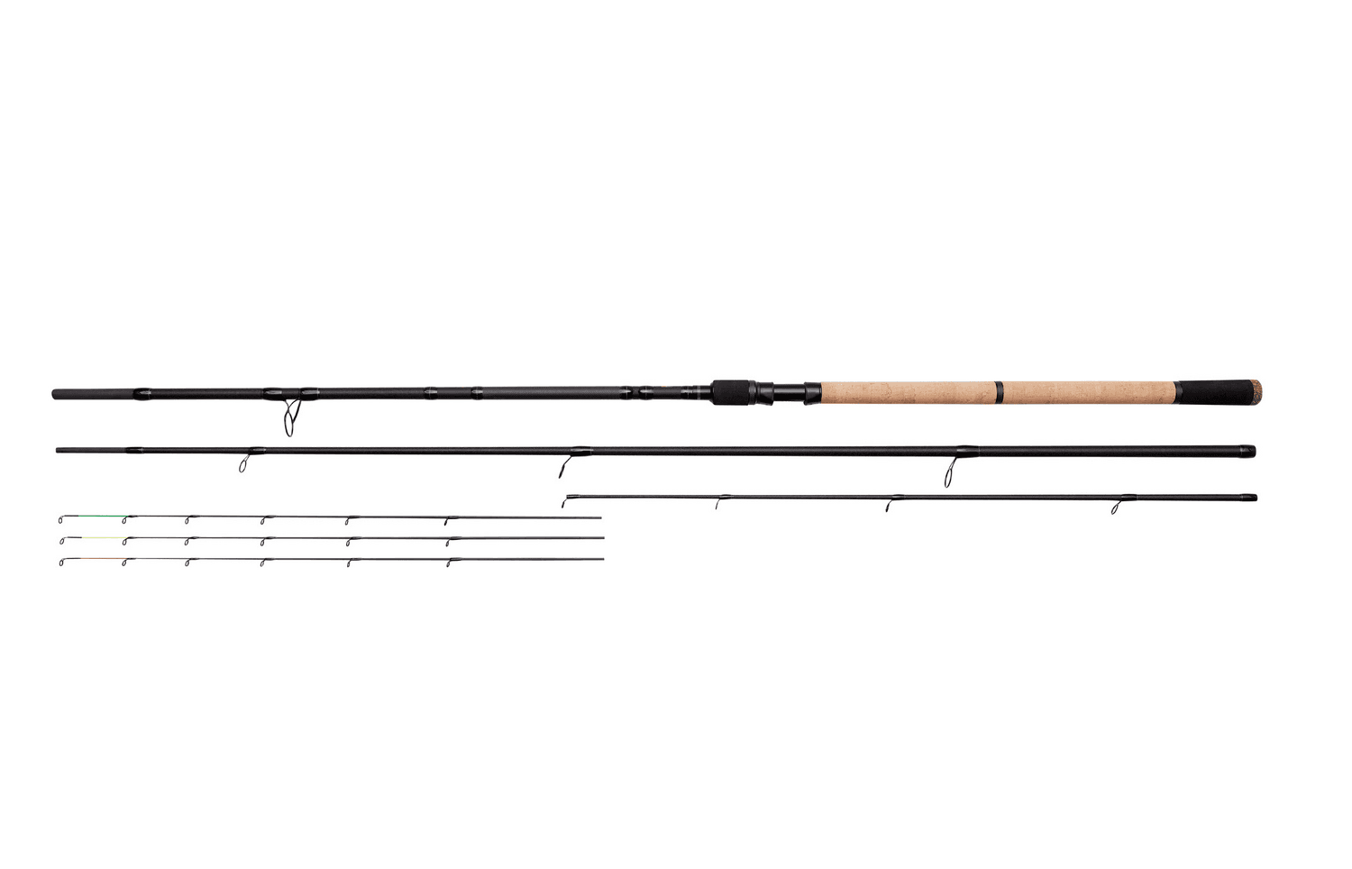 c06171329b0748ac01bee6a7e348faec.png Lanseta feeder DAM 3+3BUC DETEK MEDIUM FEEDER 3,60M/UP 80G - imagine 1