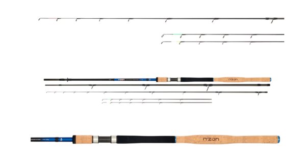 Lanseta feeder DAIWA 3+3BUC. NZON DISTANCE SPEC. X POWER FEEDER 3,66M/150G - imagine 2