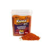 Kapak pelete cerealiere mango & orange (portocaliu) 2mm 1kg