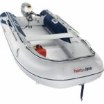 Barcă pneumatică cu podina din aluminiu Honda Honwave T40-AE3, 3.95m