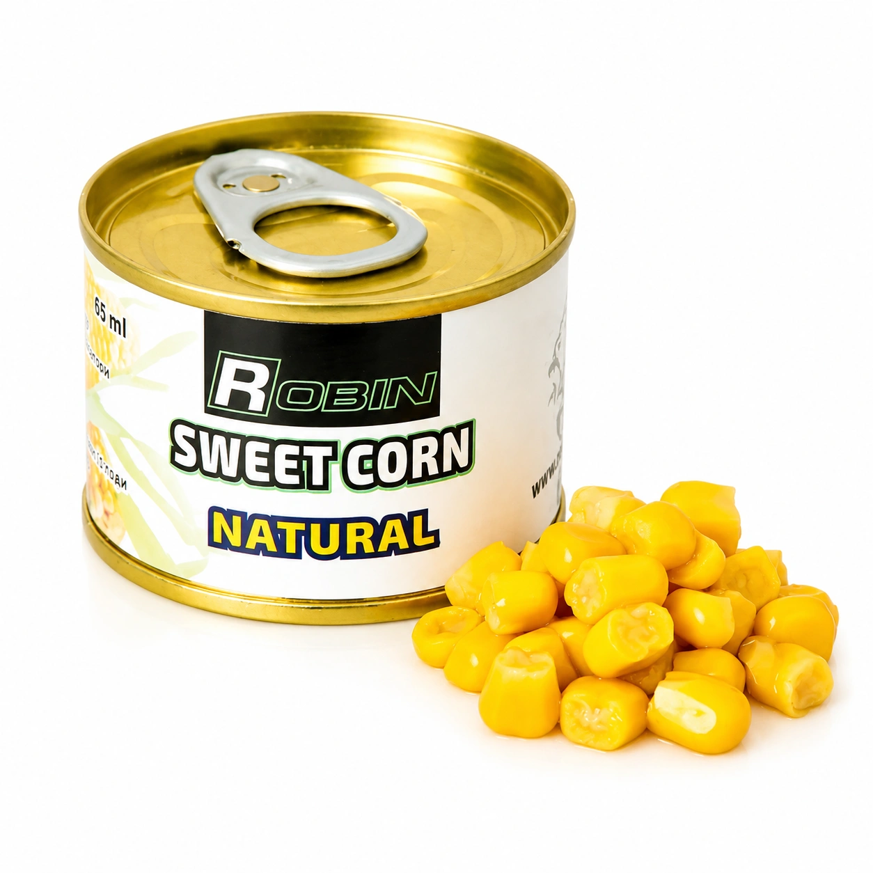 robin_sweet_corn_natural_white_bg Porumb Robin Sweet Corn Natur 65ml - imagine 1