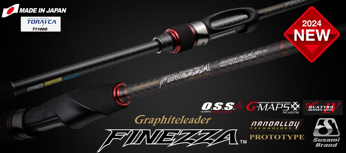 Graphiteleader FINEZZA PROTOTYPE 24GFINPS-722L-T FAST 2.18m 0.5-8gr Light Graphiteleader FINEZZA PROTOTYPE 24GFINPS-722L-T FAST 2.18m 0.5-8gr Light
