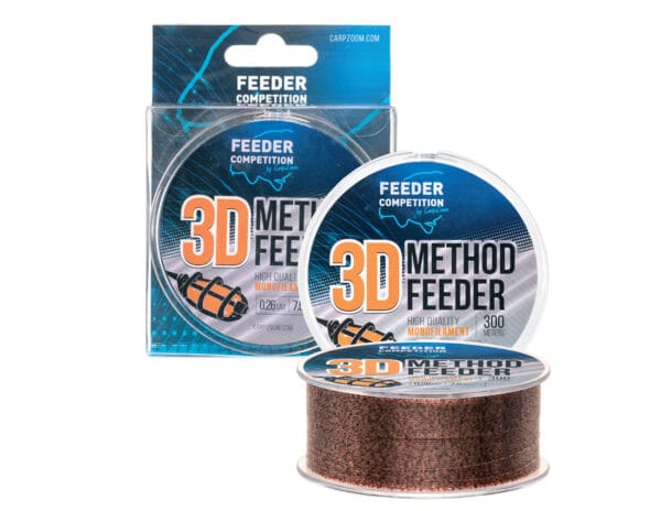 Fir monofilament FC 3D METHOD FEEDER 300mt 0.20mm 5.4kg
