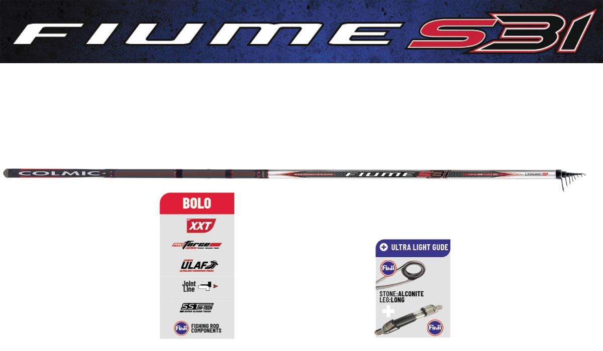 Lanseta bologneza COLMIC FIUME S31 6M 25GR FUJI GUIDE Lanseta bologneza COLMIC FIUME S31 6M 25GR FUJI GUIDE