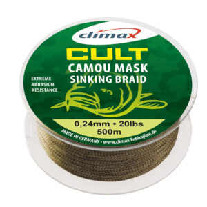 Fir textil CLIMAX CULT CRAP CAMOU MASK SINKING 1200m 0.24mm 20lb