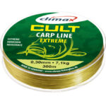 Fir monofilament CLIMAX CULT CRAP EXTREME 300m 0.40mm Matt Olive