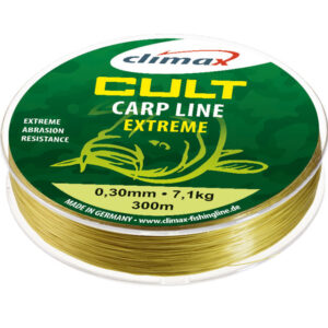 Fir monofilament CLIMAX CULT CRAP EXTREME 300m 0.40mm Matt Olive
