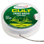 Fir textil CLIMAX CULT CRAP SNAKEBRAID LEADER 10m 30lb Weed Green