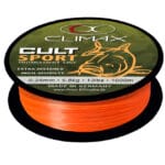 Fir monofilament CLIMAX CULT CARP SPORT MONO ORANGE 1000m 0.20mm