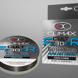 Fir textil CLIMAX CULT FEEDER BOTTOM BRAID 250m 0.24mm 11.8kg Dark Grey