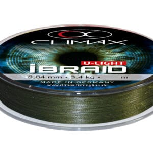 Fir textil CLIMAX iBRAID U-LIGHT MOSSGREEN 100m 0.04mm 3.0kg