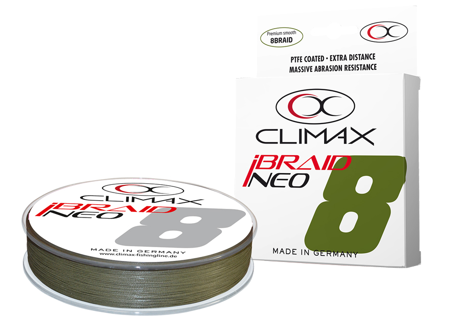 Fir textil CLIMAX iBRAID NEO X8 OLIVE 135m 0.06mm 3.2kg Fir textil CLIMAX iBRAID NEO X8 OLIVE 135m 0.06mm 3.2kg